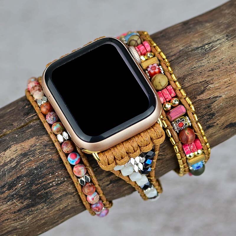 Emperor Jasper Apple Watch Strap - Apple Watch Straps - Pretland | Spiritual Crystals & Jewelry