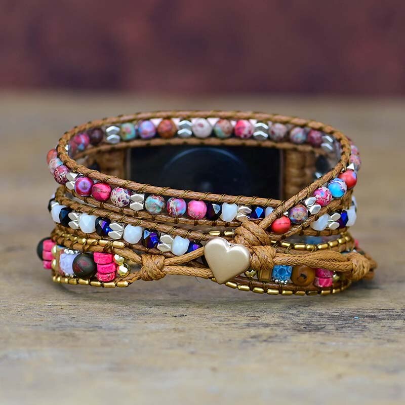 Emperor Jasper Apple Watch Strap - Apple Watch Straps - Pretland | Spiritual Crystals & Jewelry