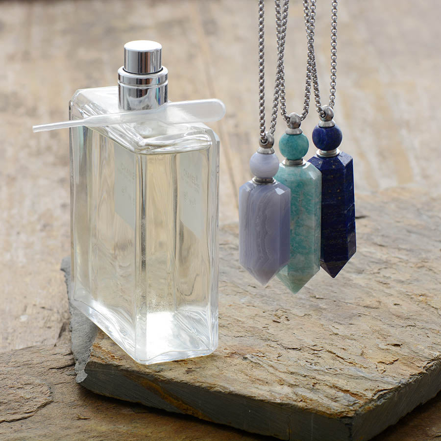 Handmade Crystal Perfume Bottle Necklace - Necklaces - Pretland | Spiritual Crystals & Jewelry