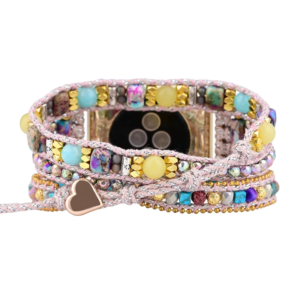 Boho Style Jasper Apple Watch Strap