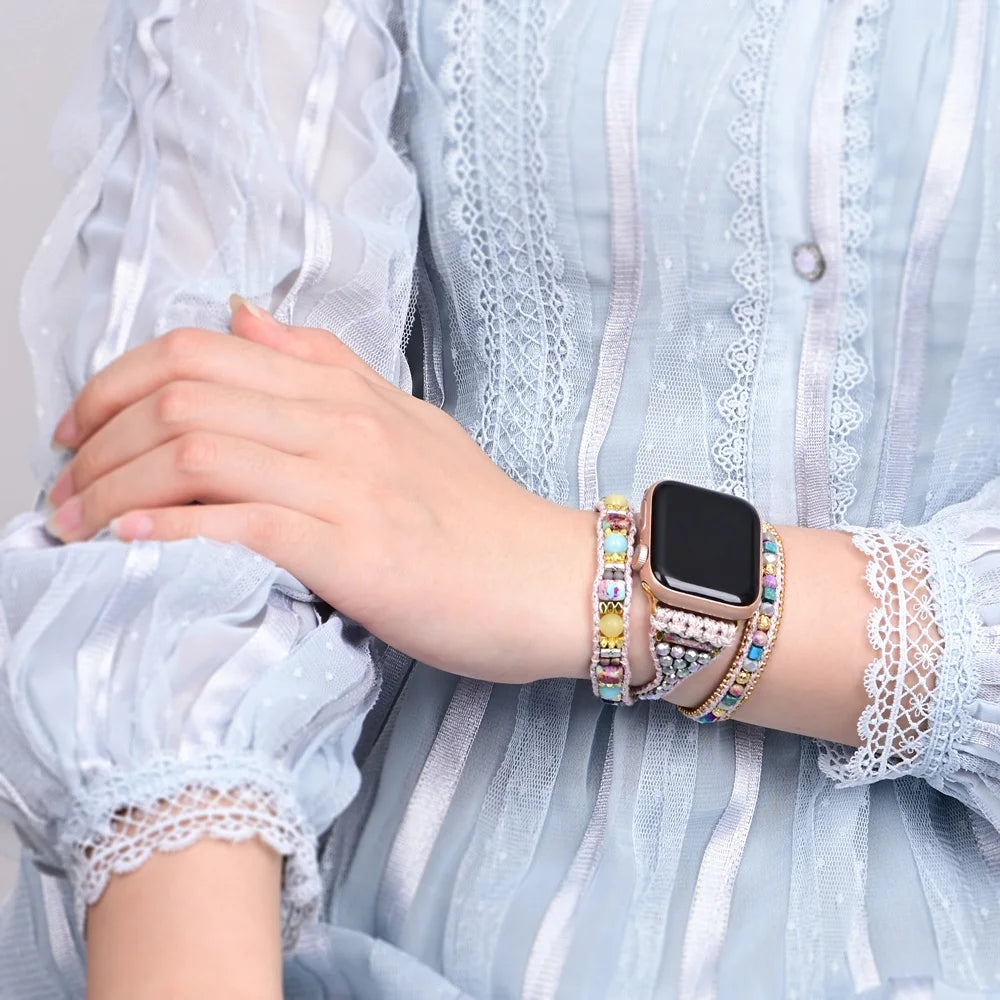 Boho Style Jasper Apple Watch Strap