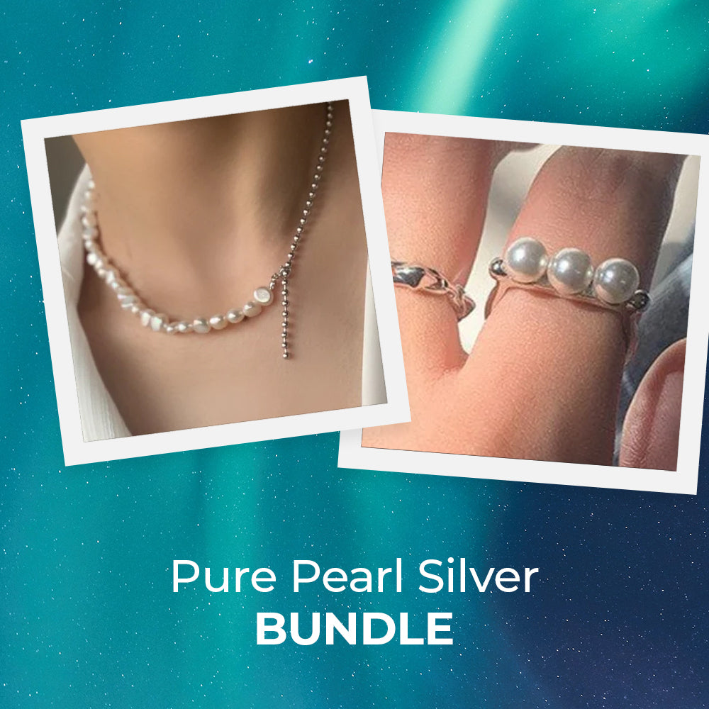 Pure Pearl Silver Bundle - Bundles - Pretland | Spiritual Crystals & Jewelry