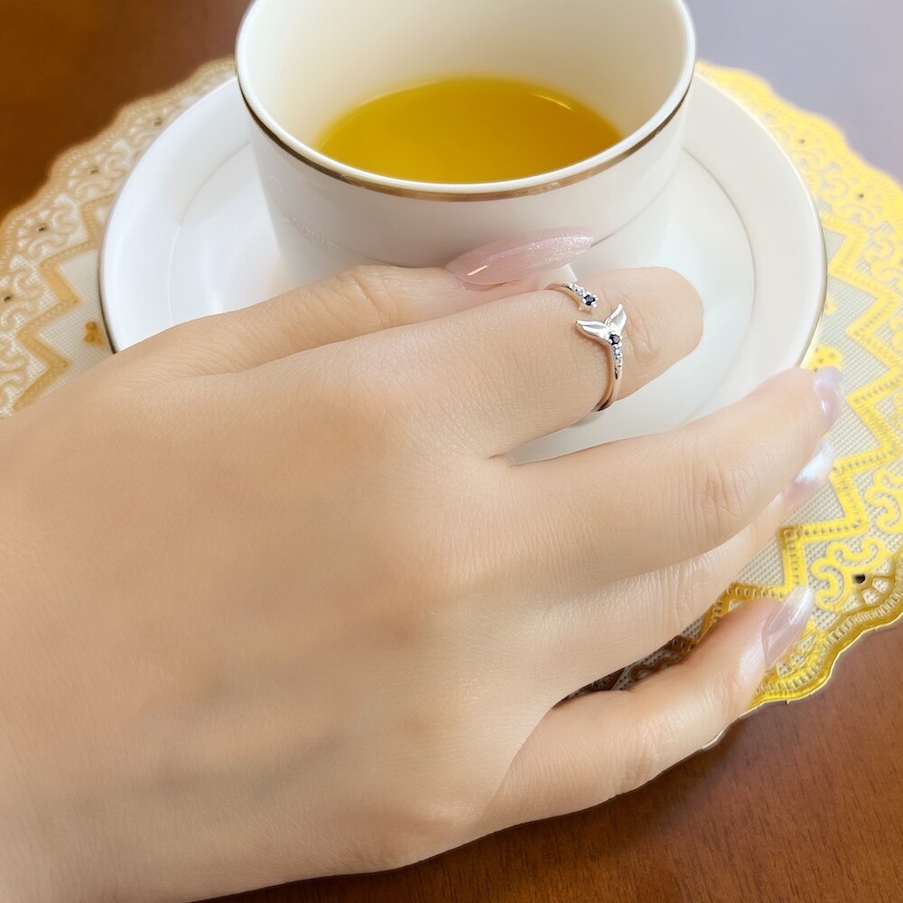 Chic Mermaid 925 Sterling Silver Ring