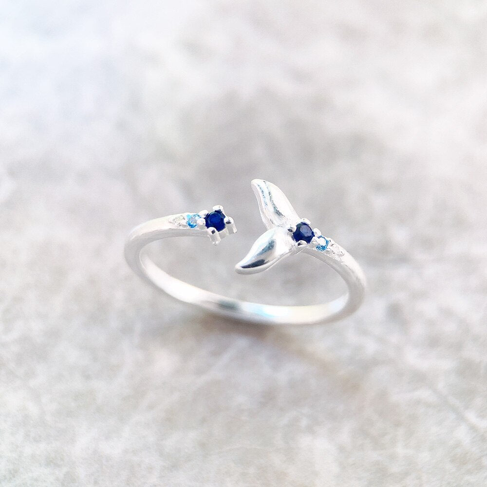 Chic Mermaid 925 Sterling Silver Ring