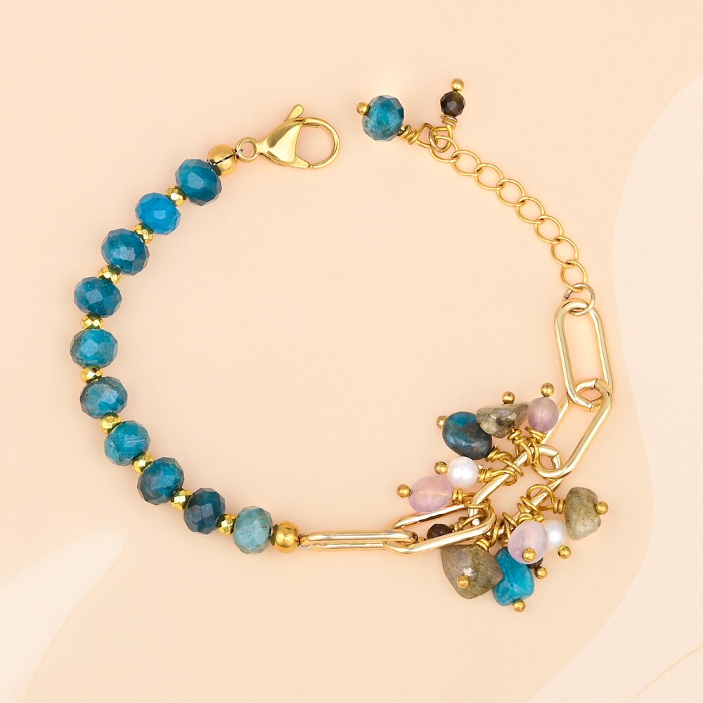 Boho Design Apatite Bracelet - Bracelets - Pretland | Spiritual Crystals & Jewelry
