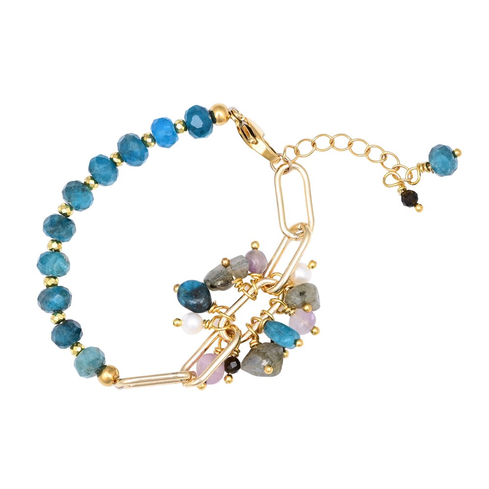 Boho Design Apatite Bracelet - Bracelets - Pretland | Spiritual Crystals & Jewelry