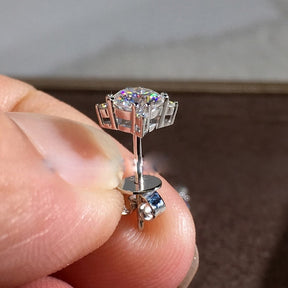 Glowing Flower Stud Earrings - Earrings - Pretland | Spiritual Crystals & Jewelry