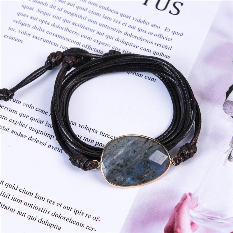 Spirit Boho Labradorite Bracelet - Wrap Bracelets - Pretland | Spiritual Crystals & Jewelry