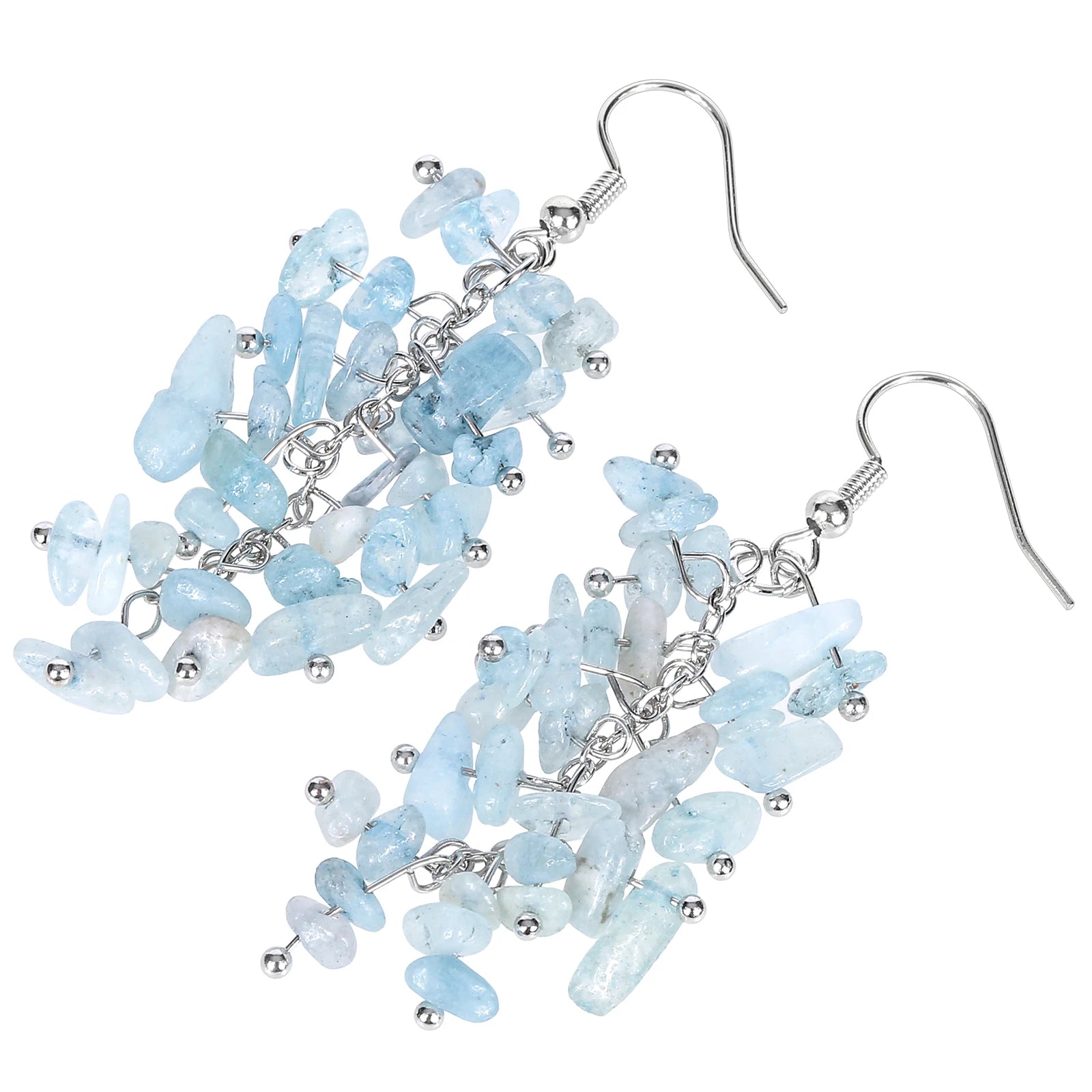 Natural Stone Drop Earrings Reiki Healing