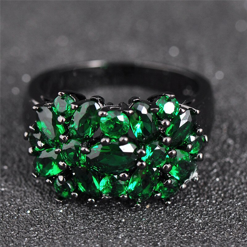 Magnificent Zircon Bouquet Ring - Rings - Pretland | Spiritual Crystals & Jewelry