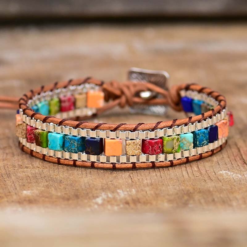 Emperor Stone Tiffany Bracelet - Wrap Bracelets - Pretland | Spiritual Crystals & Jewelry