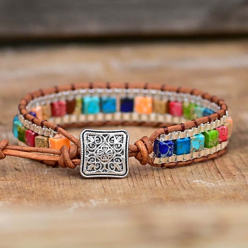 Emperor Stone Tiffany Bracelet - Wrap Bracelets - Pretland | Spiritual Crystals & Jewelry