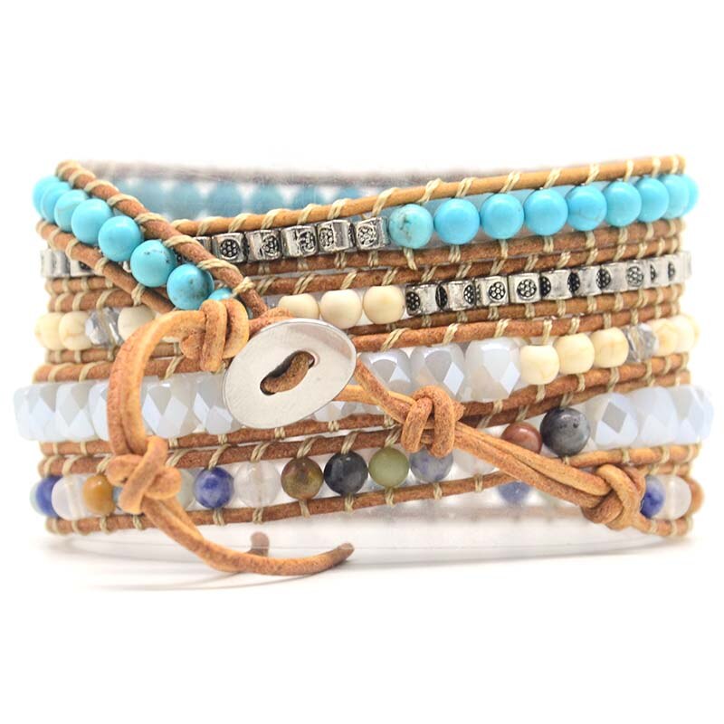 Spiritual Shell Bracelet - Wrap Bracelets - Pretland | Spiritual Crystals & Jewelry