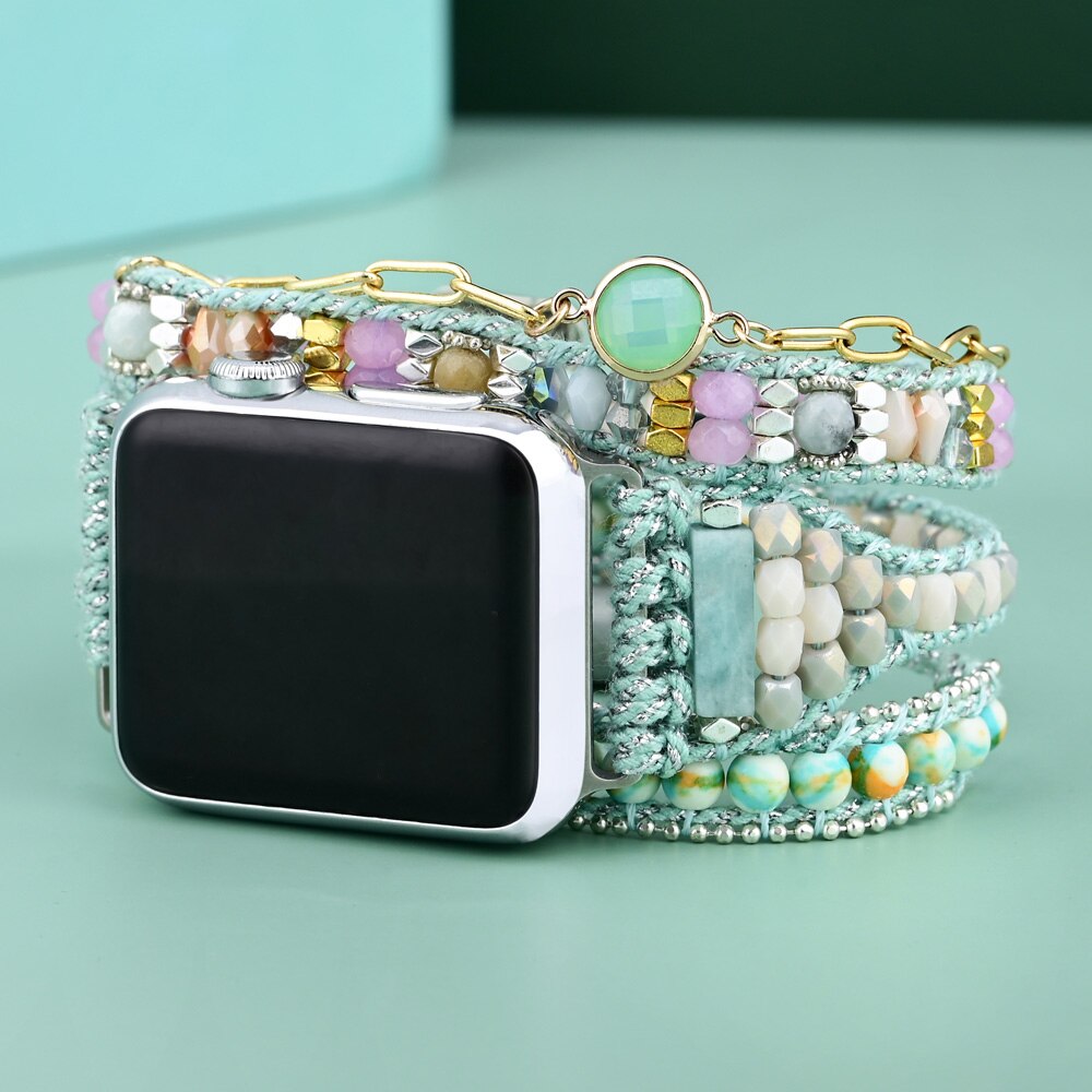 Stylish Turquoise Stone Apple Watch Strap - Apple Watch Straps - Pretland | Spiritual Crystals & Jewelry