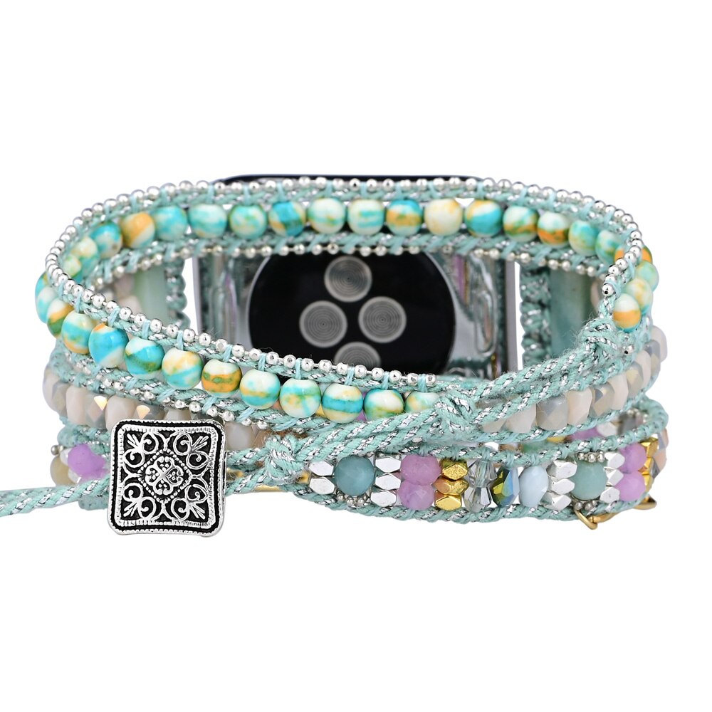 Stylish Turquoise Stone Apple Watch Strap - Apple Watch Straps - Pretland | Spiritual Crystals & Jewelry