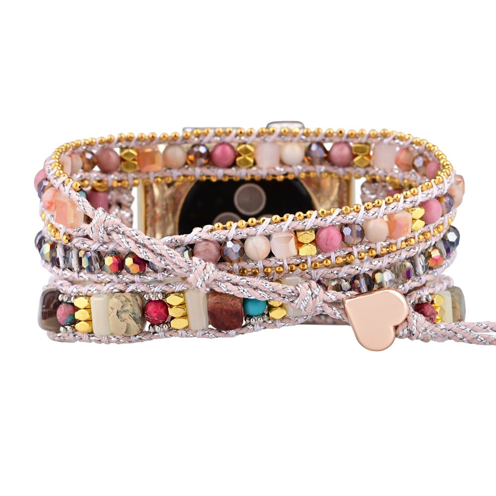 Natural Picture Stone Apple Watch Strap