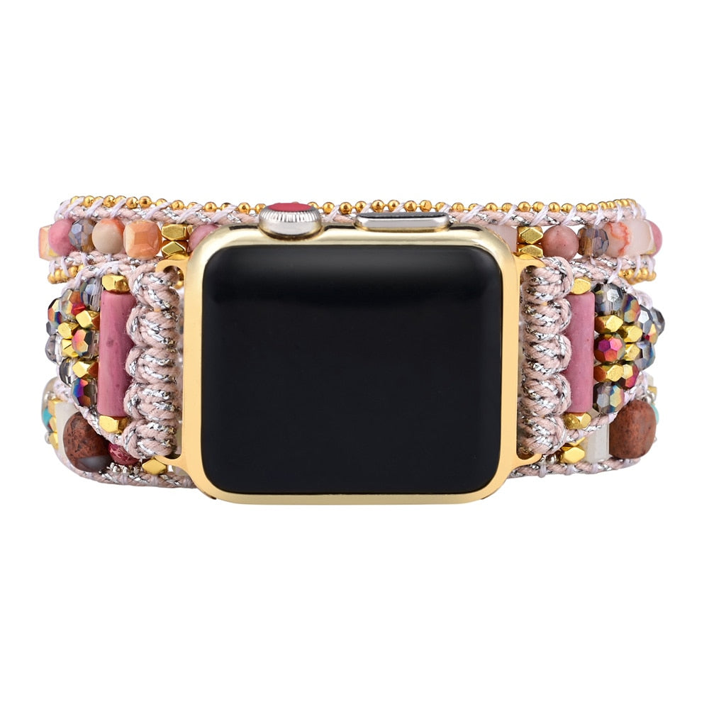 Natural Picture Stone Apple Watch Strap