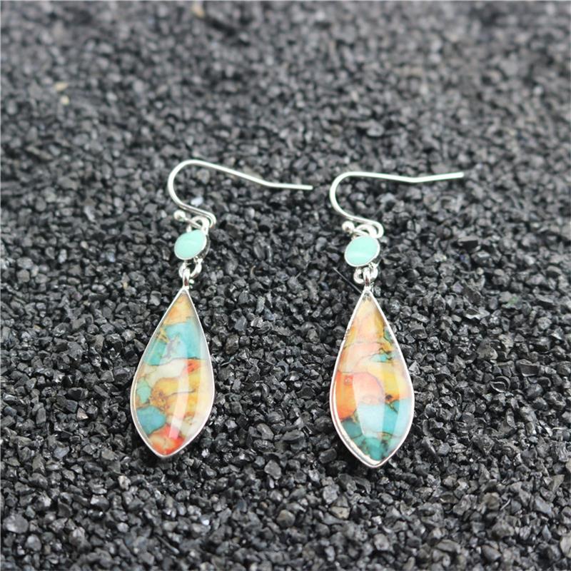 Spiritual Colorful Turquoise Earrings - Earrings - Pretland | Spiritual Crystals & Jewelry