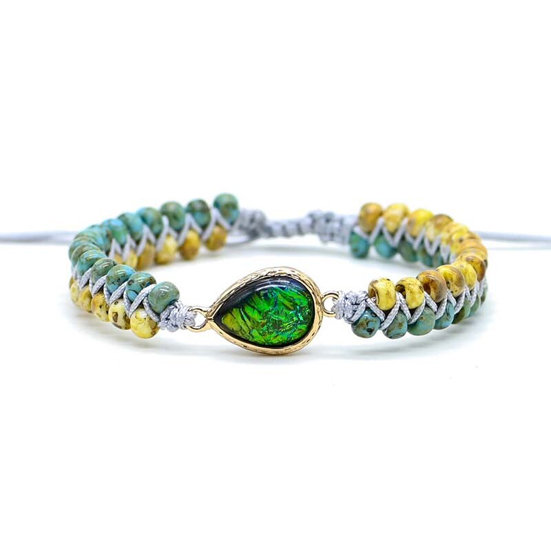 Spiritual Enhancing Green Opal Bracelet - Bracelets - Pretland | Spiritual Crystals & Jewelry