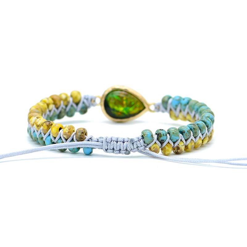 Spiritual Enhancing Green Opal Bracelet - Bracelets - Pretland | Spiritual Crystals & Jewelry