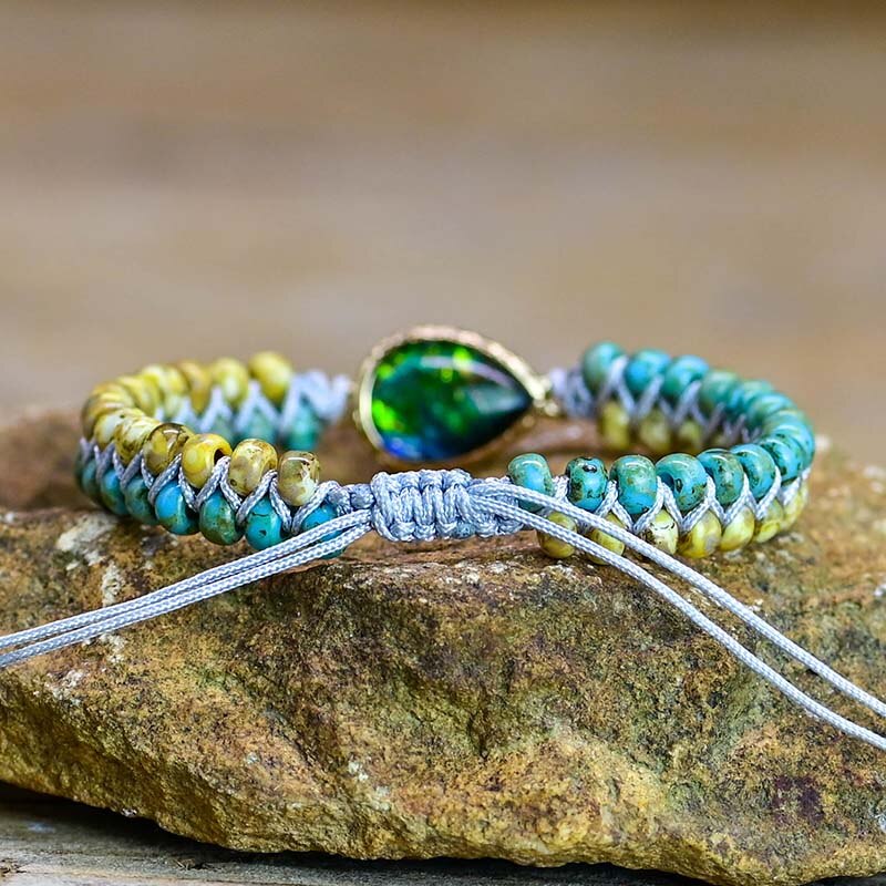 Spiritual Enhancing Green Opal Bracelet - Bracelets - Pretland | Spiritual Crystals & Jewelry