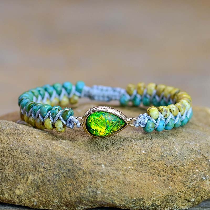 Spiritual Enhancing Green Opal Bracelet - Bracelets - Pretland | Spiritual Crystals & Jewelry