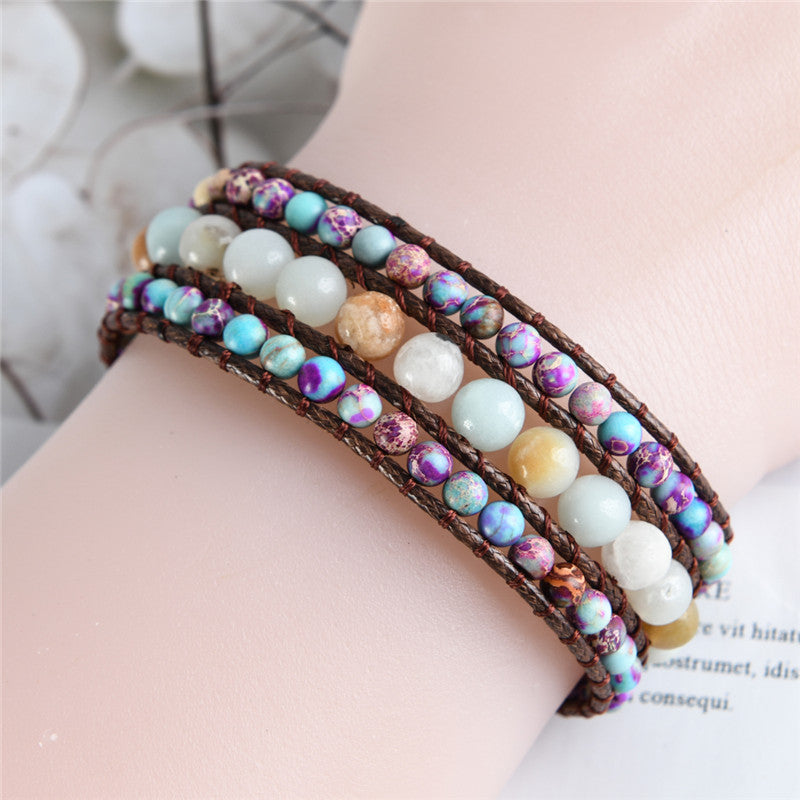 Spirit Emperor Stone Bracelet - Wrap Bracelets - Pretland | Spiritual Crystals & Jewelry