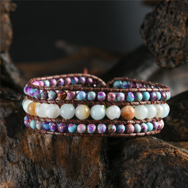 Spirit Emperor Stone Bracelet - Wrap Bracelets - Pretland | Spiritual Crystals & Jewelry
