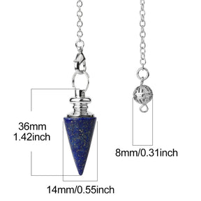 Spiritual Stone Conical Pendulum - Natural Stones - Pretland | Spiritual Crystals & Jewelry