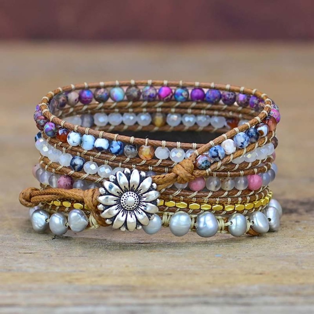 Calming Pearl Apple Watch Strap - Apple Watch Straps - Pretland | Spiritual Crystals & Jewelry