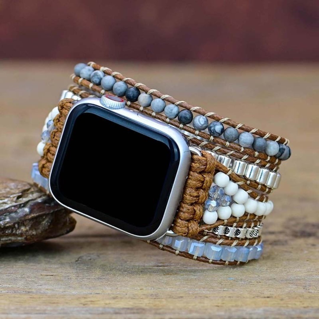 Charming Howlite Apple Watch Strap - Apple Watch Straps - Pretland | Spiritual Crystals & Jewelry