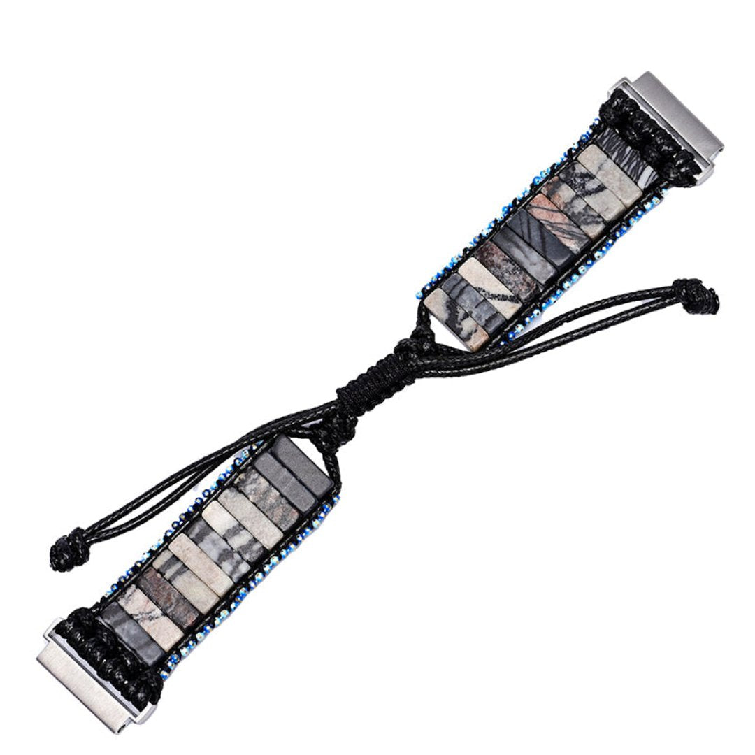 Ethnic Zebra Stone Samsung Watch Strap - Samsung Watch Straps - Pretland | Spiritual Crystals & Jewelry