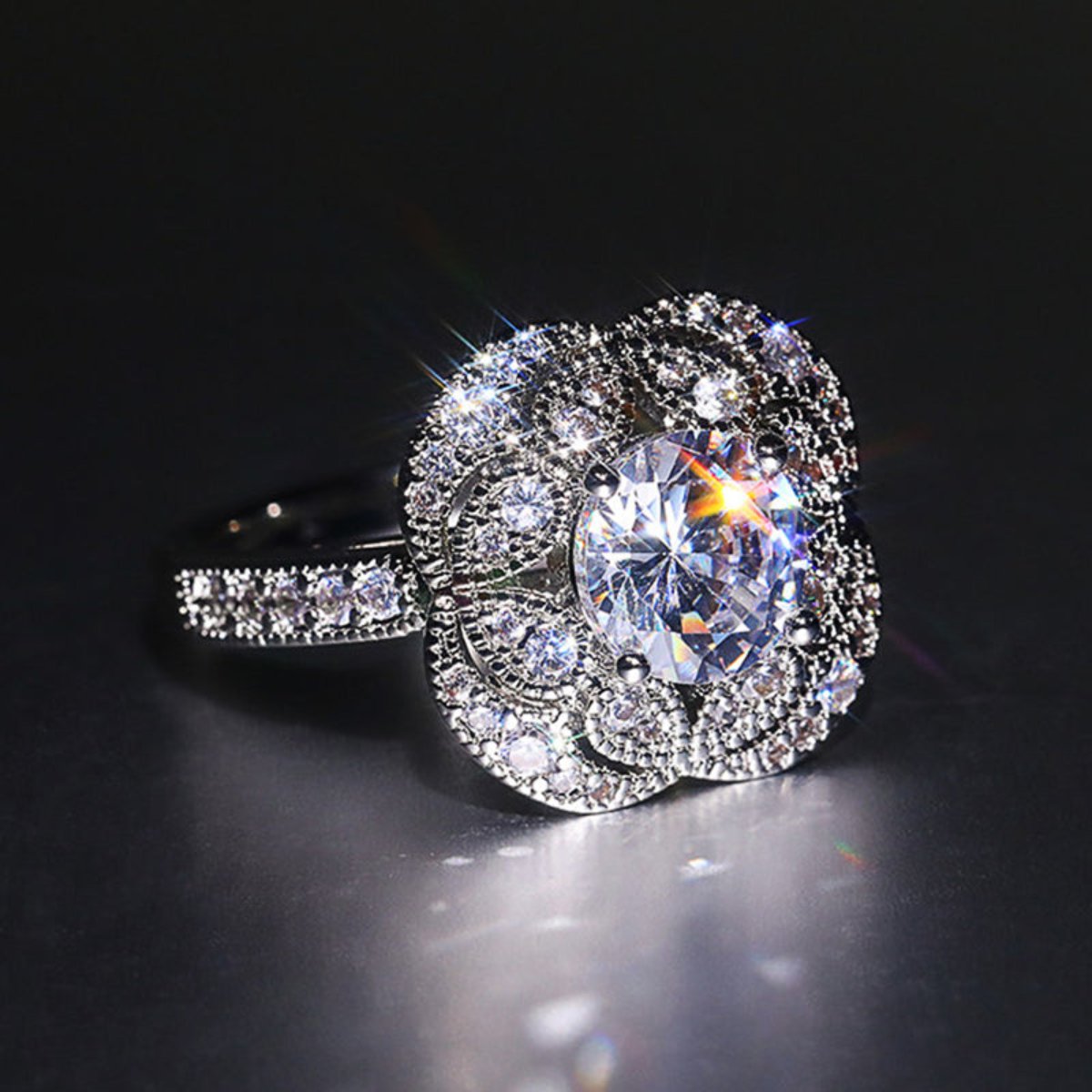 Luxury Design Ring - Rings - Pretland | Spiritual Crystals & Jewelry