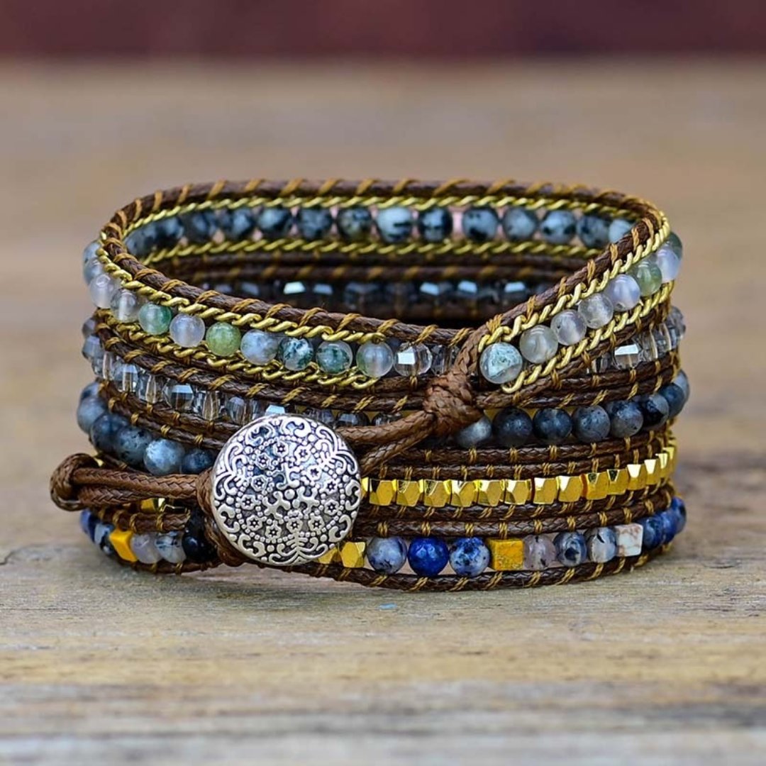 Black Labradorite Apple Watch Strap - Apple Watch Straps - Pretland | Spiritual Crystals & Jewelry