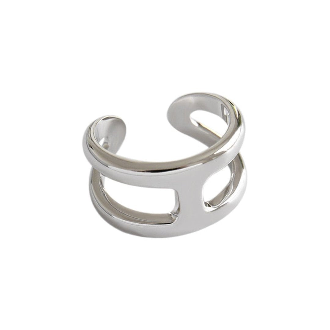 Helena 925 Sterling Silver Adjustable Ring - Rings - Pretland | Spiritual Crystals & Jewelry