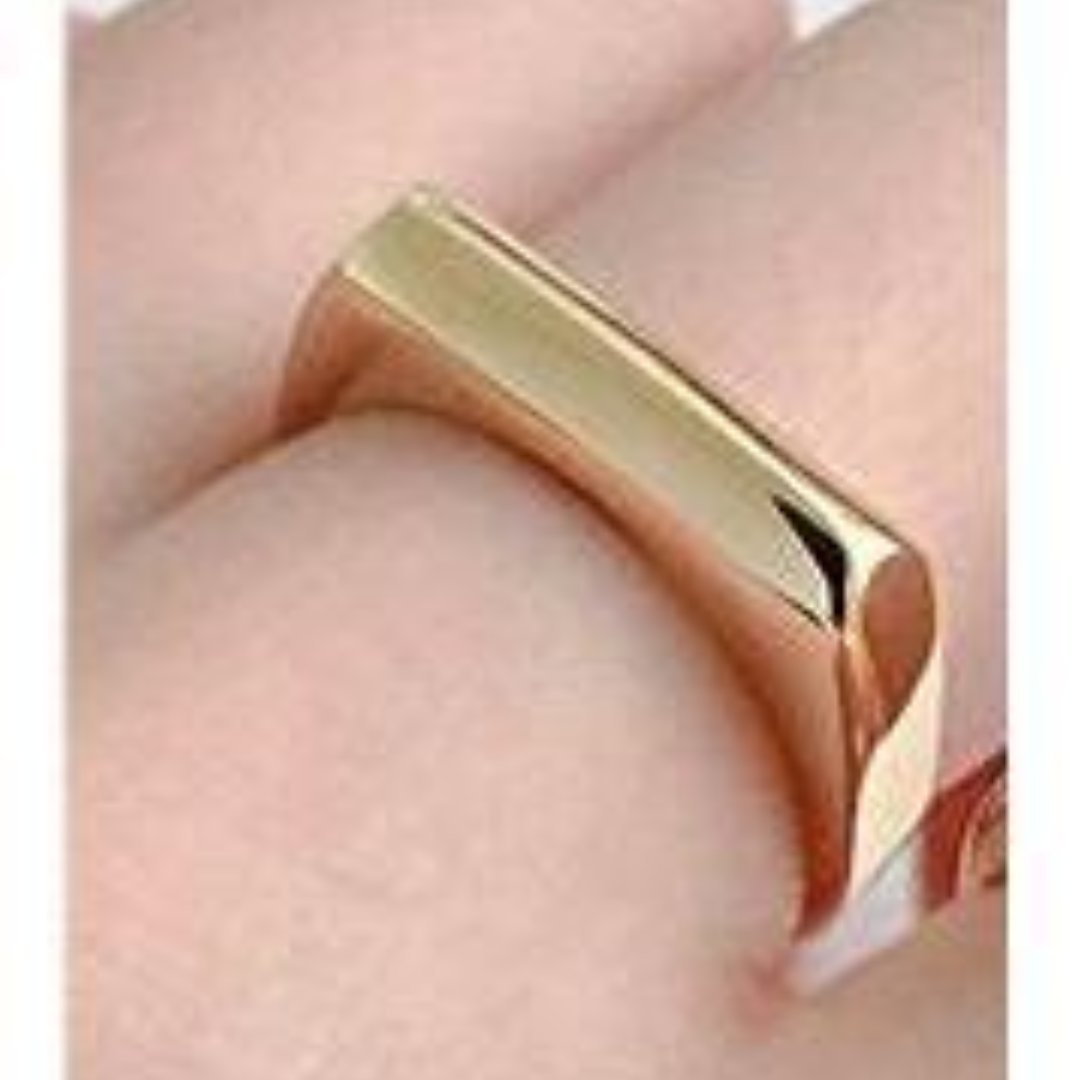 Melia 925 Sterling Silver Adjustable Ring - Gold Sharp - Rings - Pretland | Spiritual Crystals & Jewelry