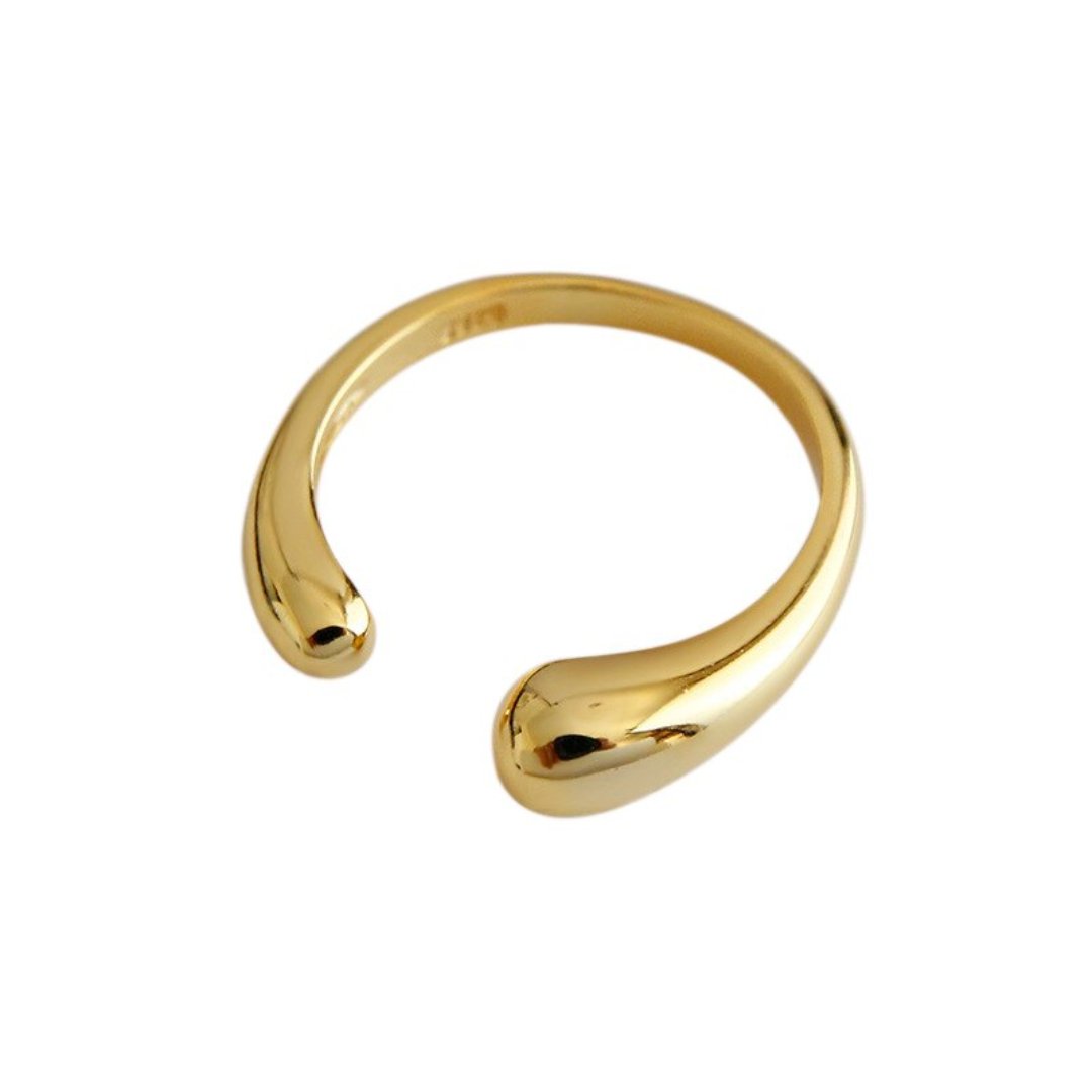 Camilla 925 Sterling Silver Adjustable Ring - Rings - Pretland | Spiritual Crystals & Jewelry