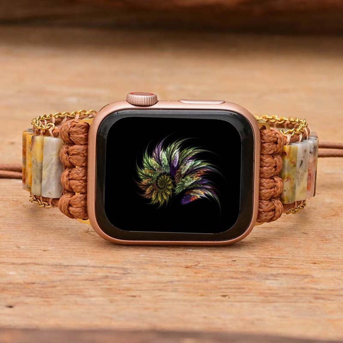 Ethnic Shape Agate Apple Watch Strap - Apple Watch Straps - Pretland | Spiritual Crystals & Jewelry