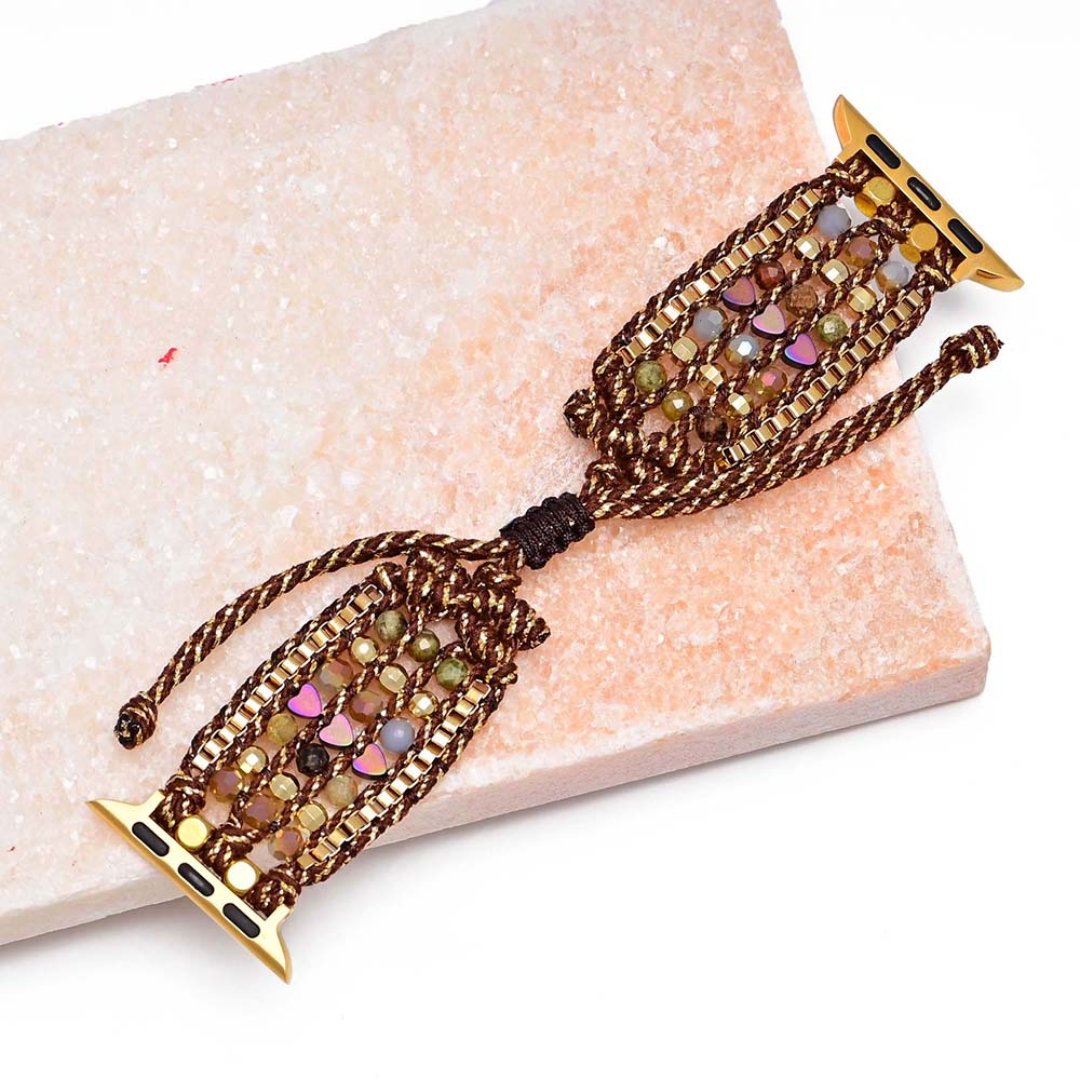 Love Shape Hematite Apple Watch Strap - Apple Watch Straps - Pretland | Spiritual Crystals & Jewelry
