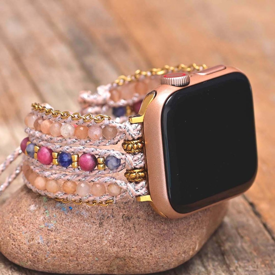 Spiritual Sunstone Apple Watch Strap - Apple Watch Straps - Pretland | Spiritual Crystals & Jewelry