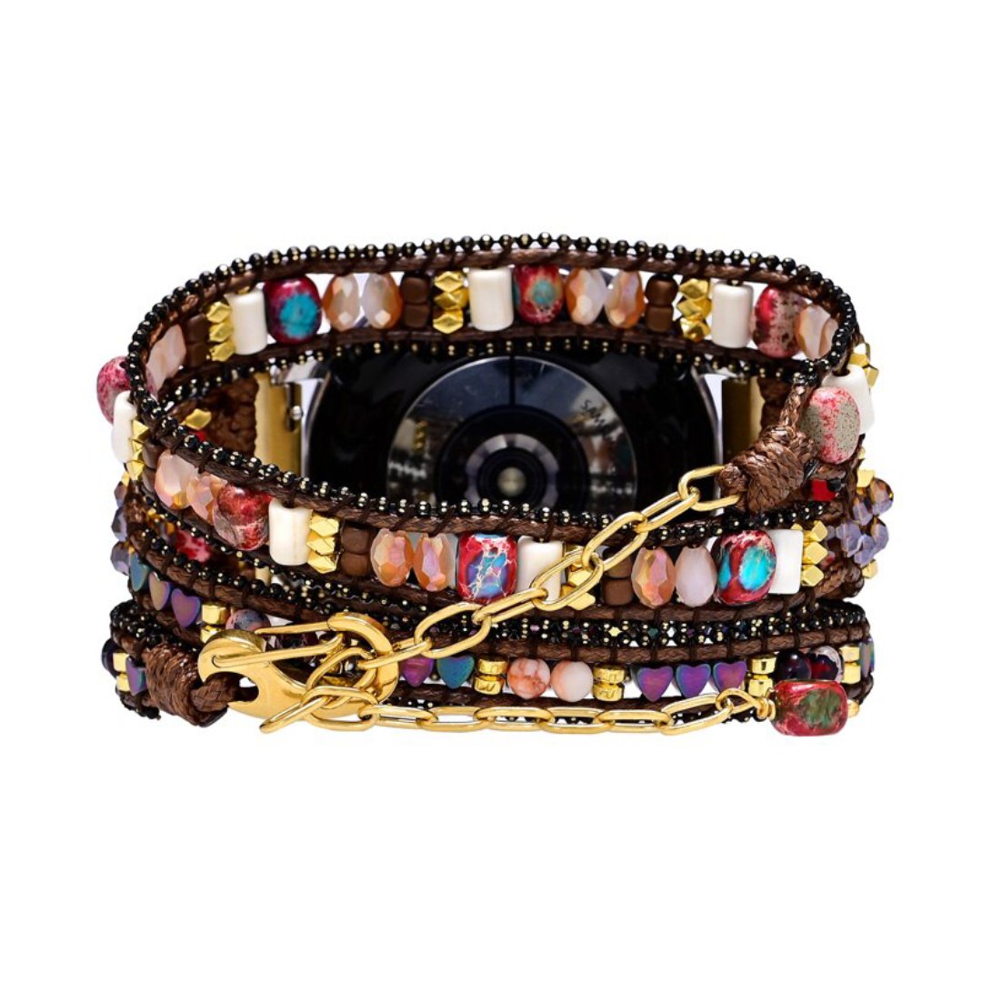 Boho Unique Stones Samsung Watch Strap - Samsung Watch Straps - Pretland | Spiritual Crystals & Jewelry