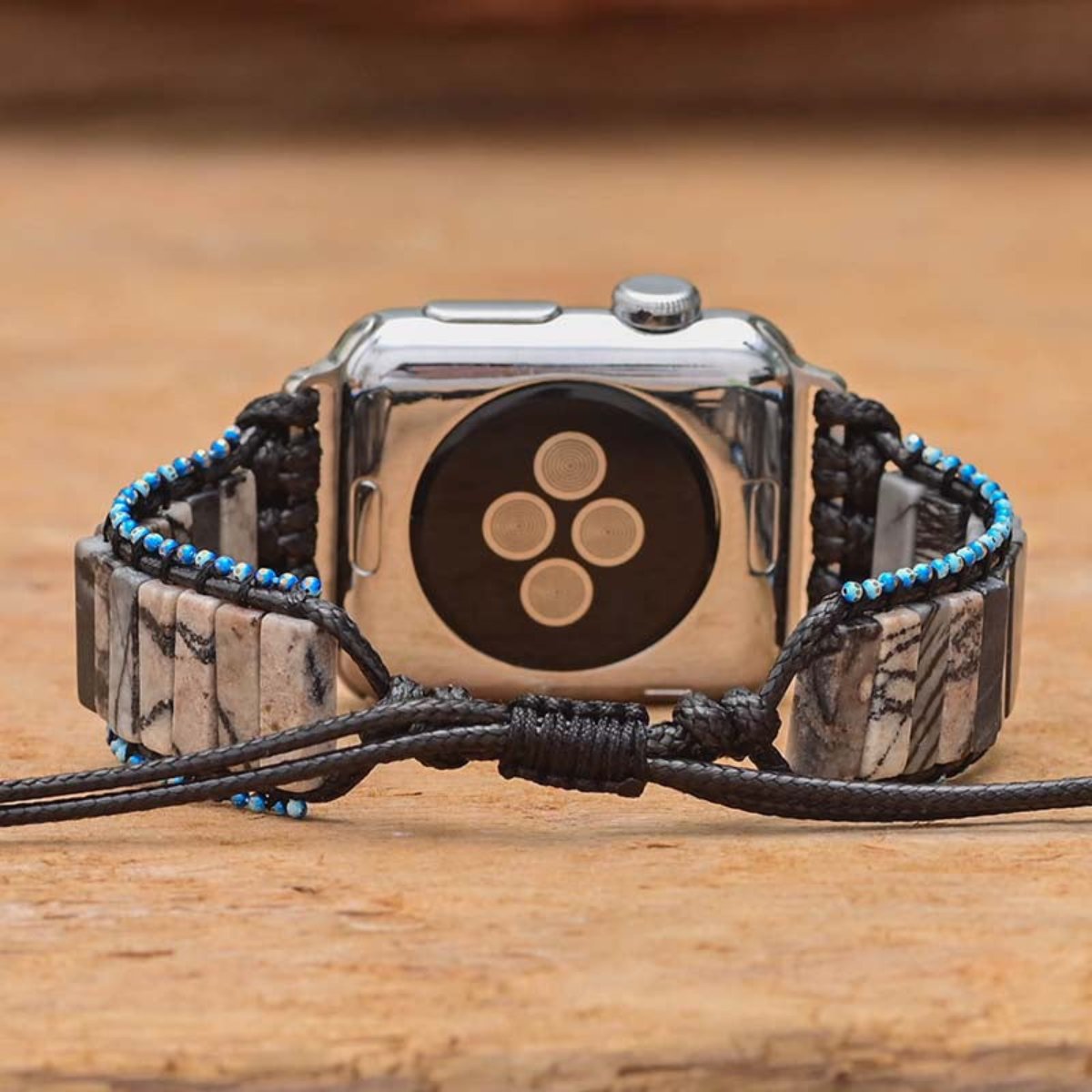 Exclusive Zebra Stones Apple Watch Strap - Apple Watch Straps - Pretland | Spiritual Crystals & Jewelry
