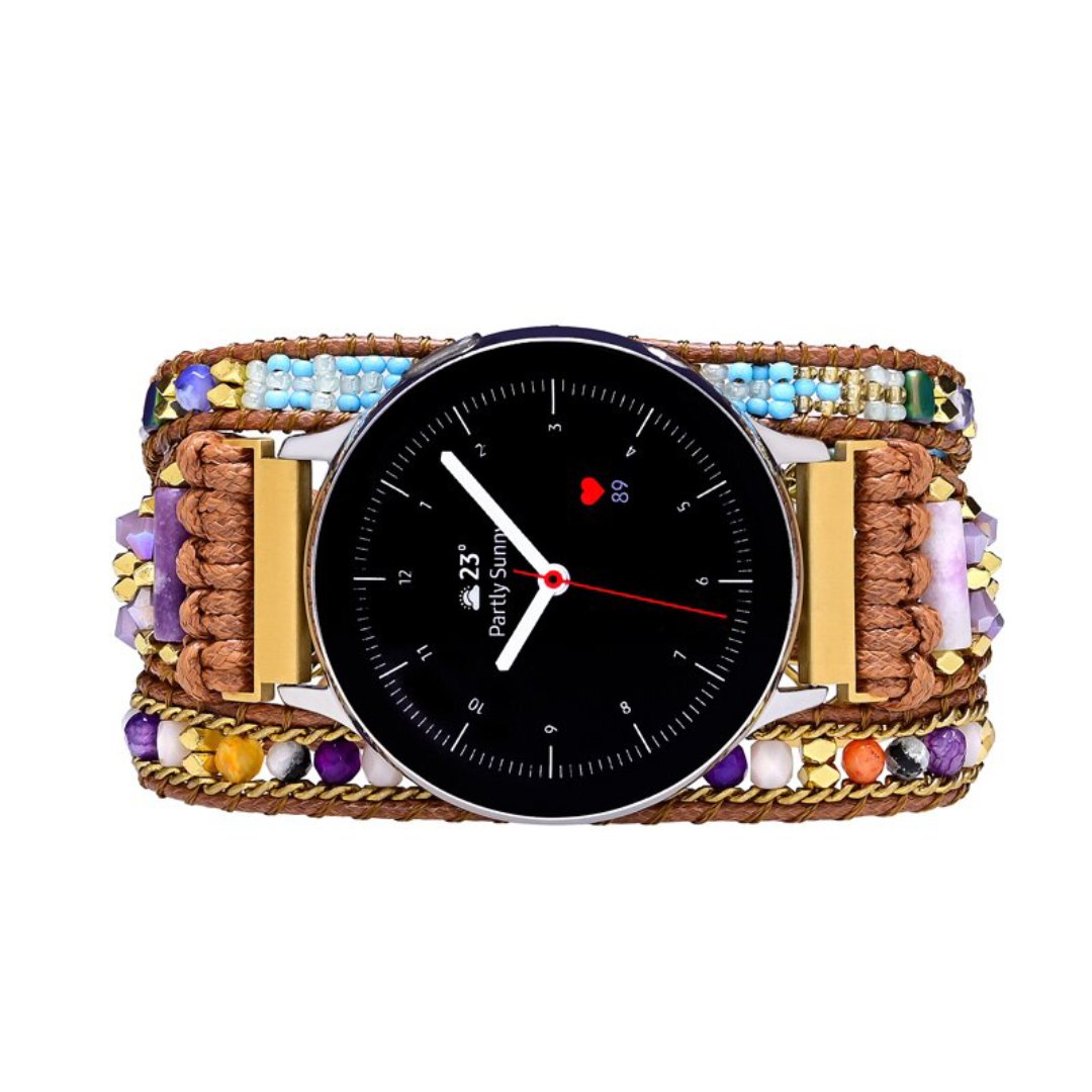 Exquisite Hematite Samsung Watch Strap - Samsung Watch Straps - Pretland | Spiritual Crystals & Jewelry