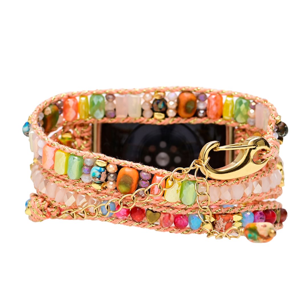 Vegan Colorful Emperor Apple Watch Strap - Apple Watch Straps - Pretland | Spiritual Crystals & Jewelry