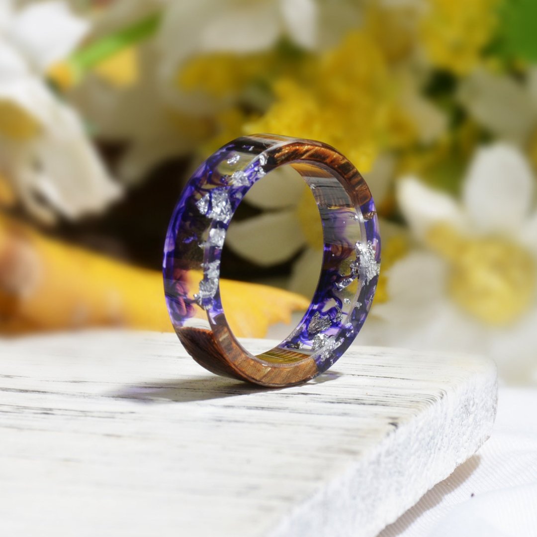 Pretty Handicraft Wooden Ring - Rings - Pretland | Spiritual Crystals & Jewelry