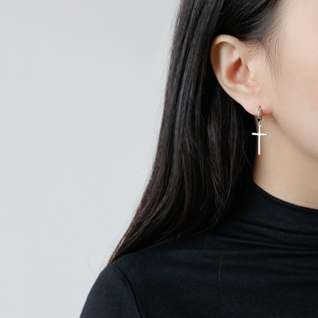 Hannah 925 Sterling Silver Earrings - Drop Earrings - Pretland | Spiritual Crystals & Jewelry