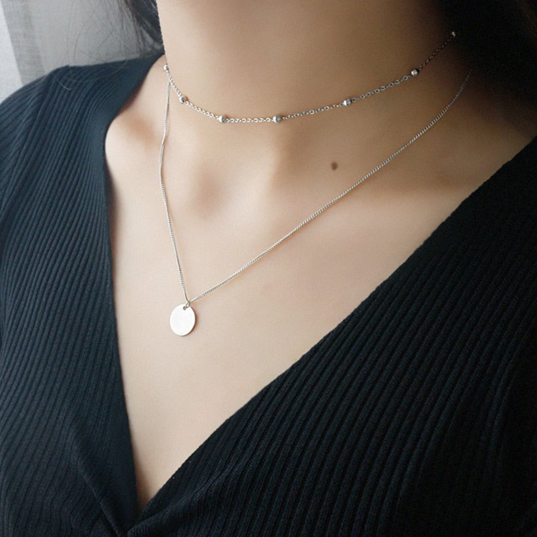 Talia 925 Sterling Silver Necklace - Necklaces - Pretland | Spiritual Crystals & Jewelry