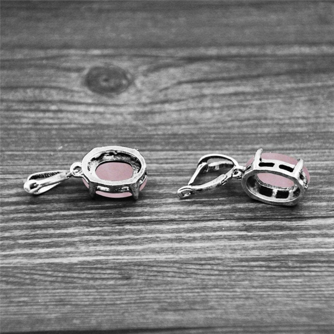 Spiritual Crystal Silver Plated Earrings - Earrings - Pretland | Spiritual Crystals & Jewelry
