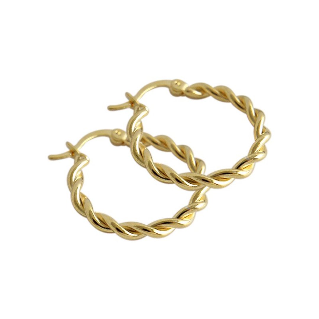Venus 925 Sterling Silver Earrings - Hoop Earrings - Pretland | Spiritual Crystals & Jewelry