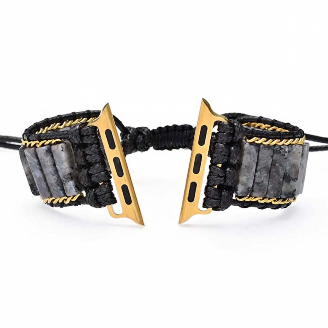 Bohemian Black Labradorite Apple Watch Strap - Apple Watch Straps - Pretland | Spiritual Crystals & Jewelry